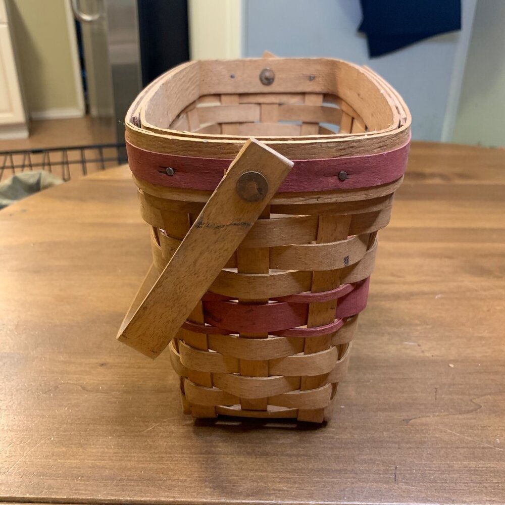 1989 EDITION - Longaberger Christmas Holiday Memory Basket - Picture 3 of 11